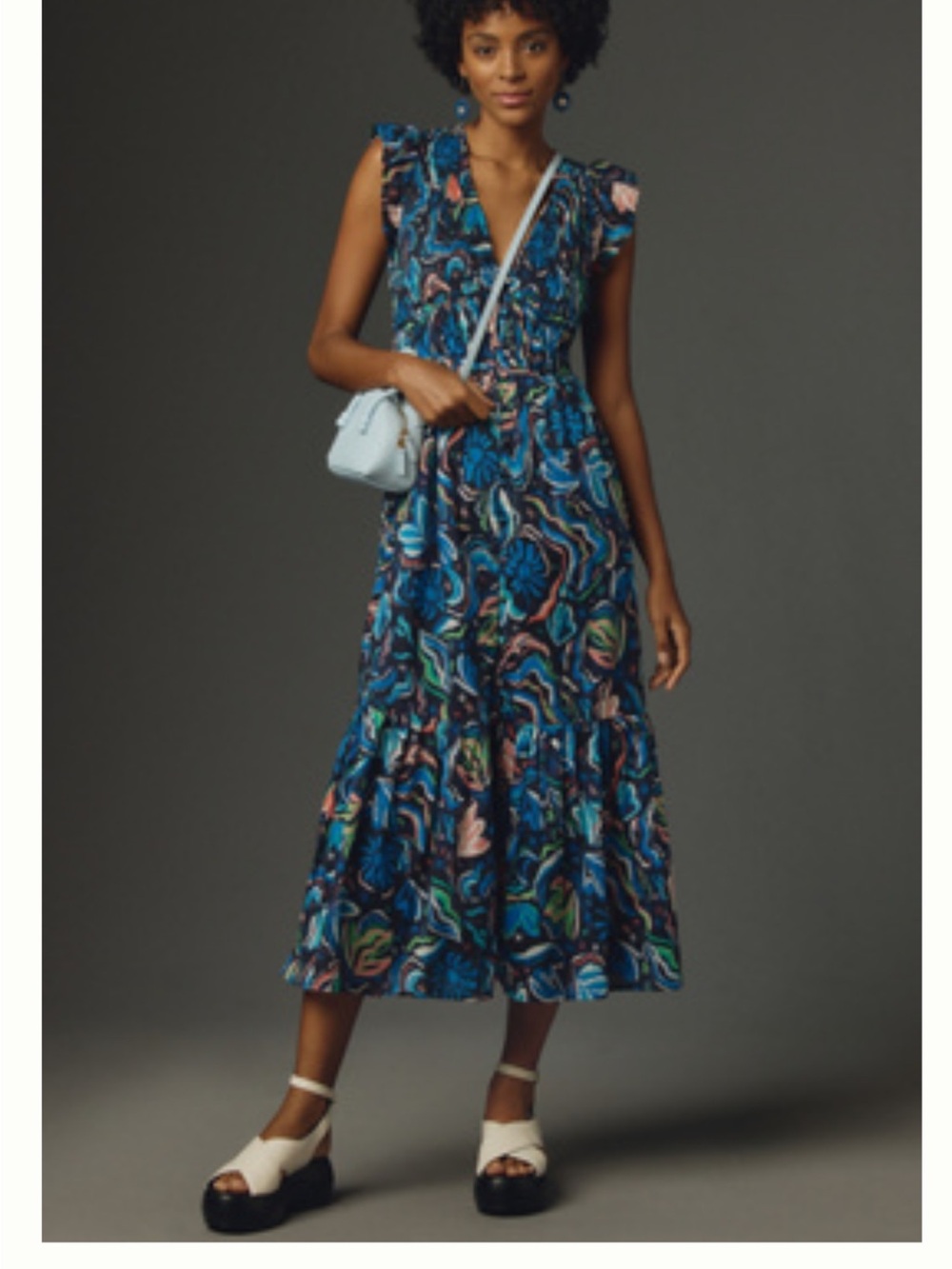 Anthropologie Peregrine Midi Dress